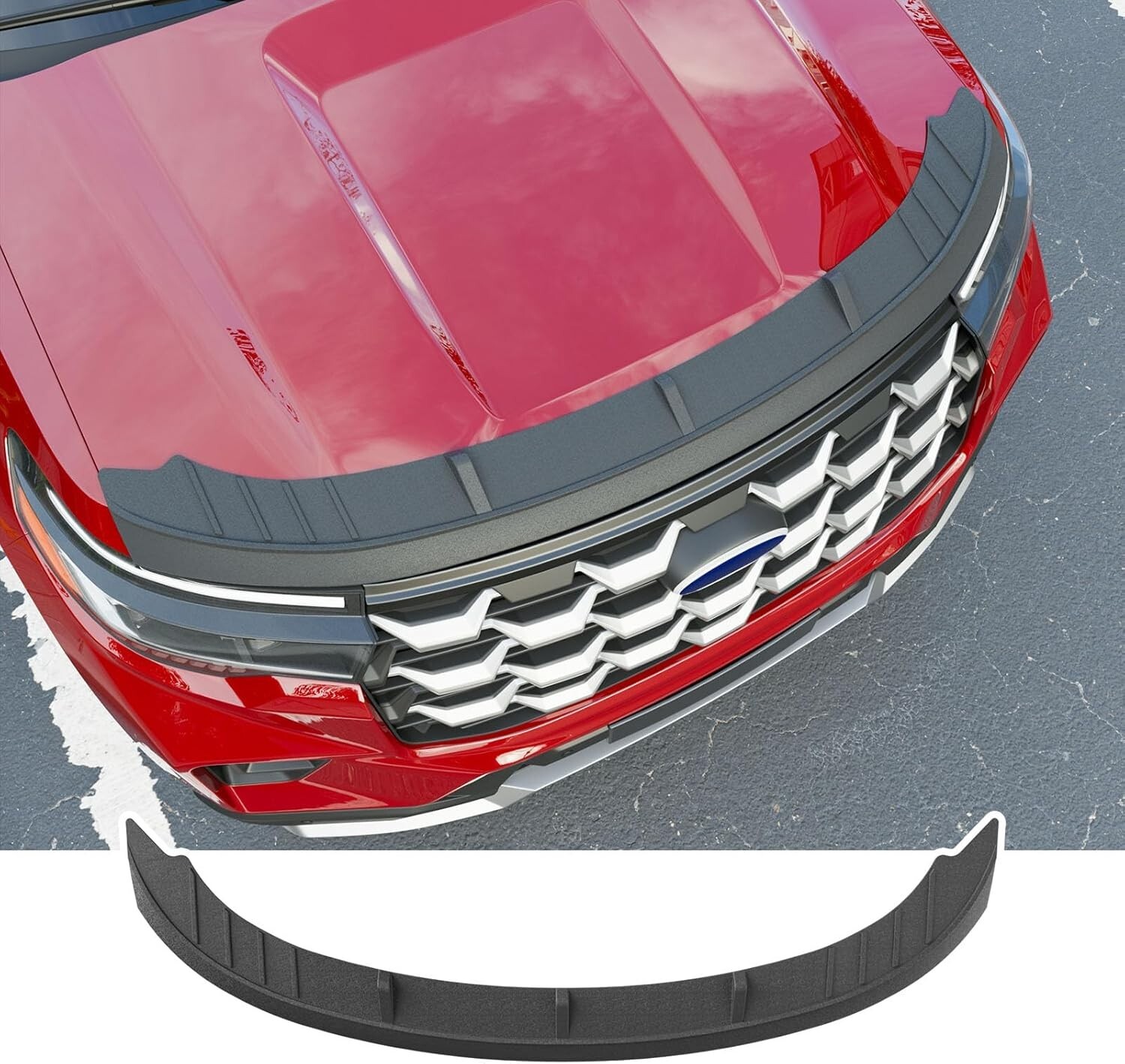 For 2020-2025 Ford Explorer Hood Protector Hood Deflector Hood Shield