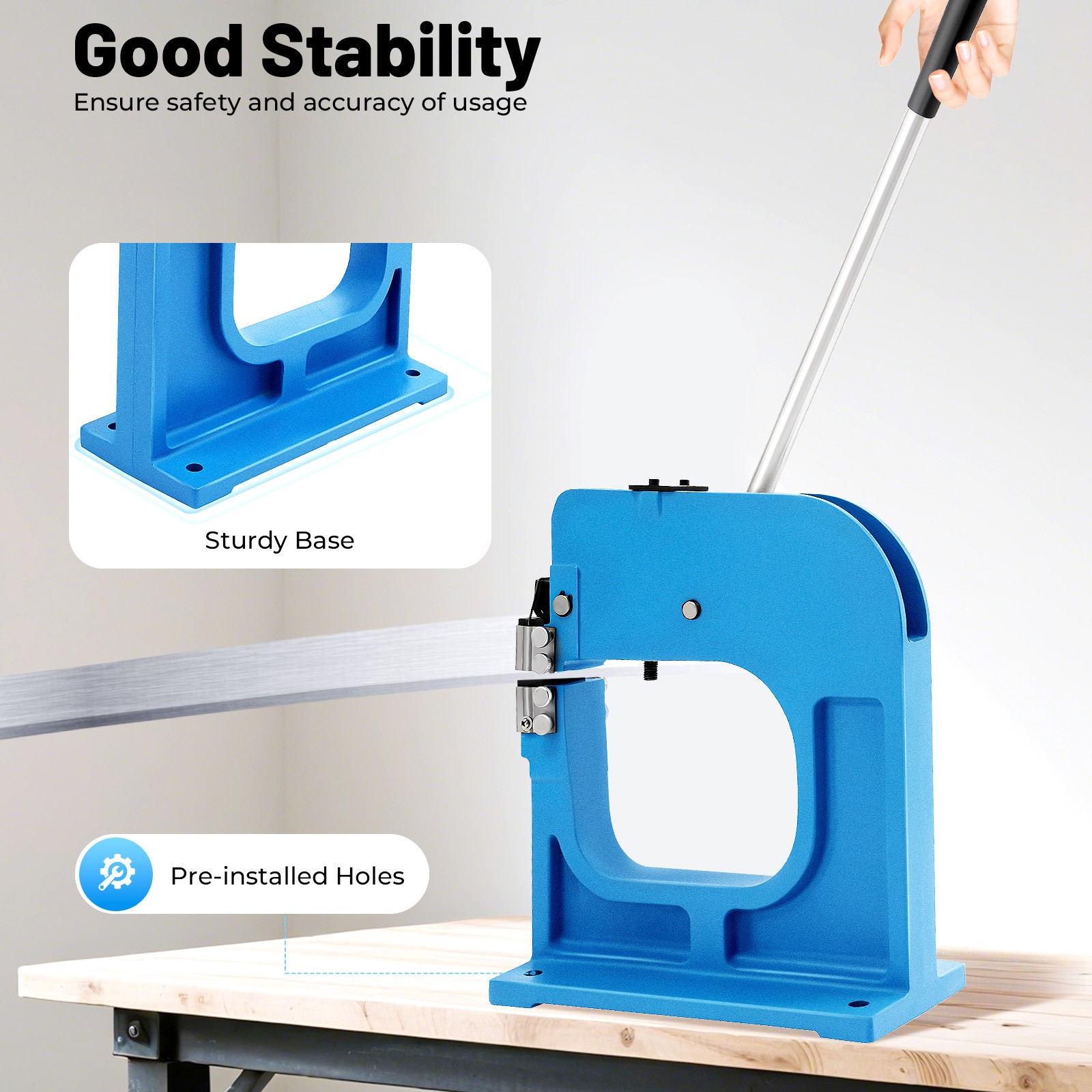 SS-16 Metal Shrinker Stretcher Fabrication 16 Gauge 8.5\