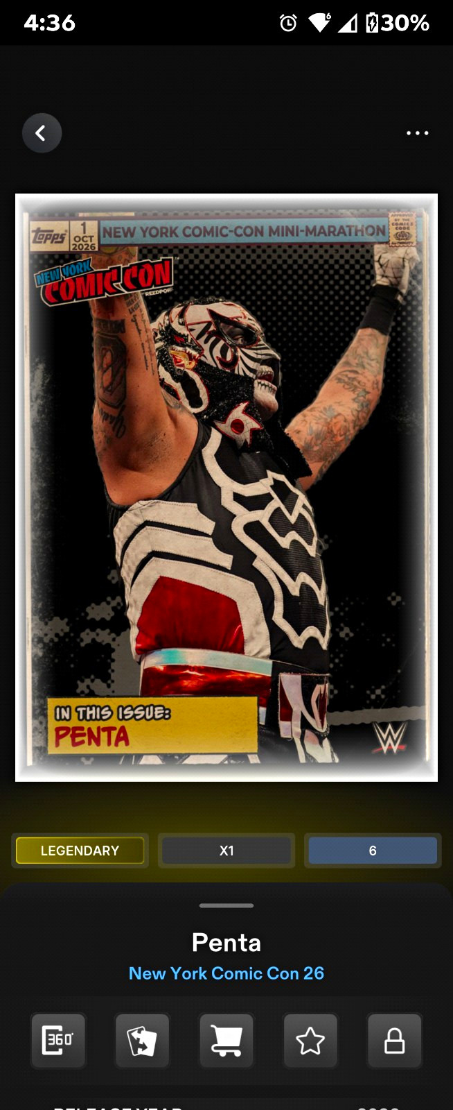 WWE Slam New York Comic Con Legendary Penta WWE Slam New York Comic Con Legendary Penta