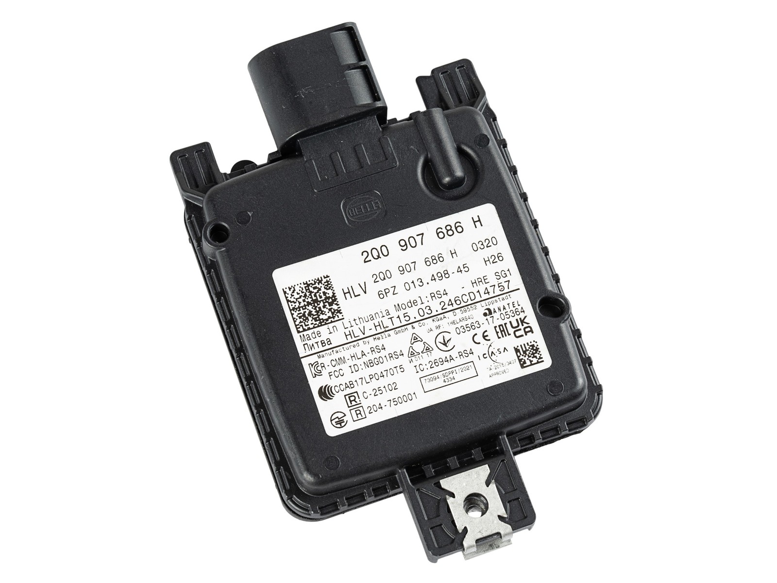 Hella Control Unit for Lane Change Assist fits VAG 2Q0907686H 2Q0-907-686-H Hella Control Unit for Lane Change Assist fits VAG 2Q0907686H 2Q0-907-686-H