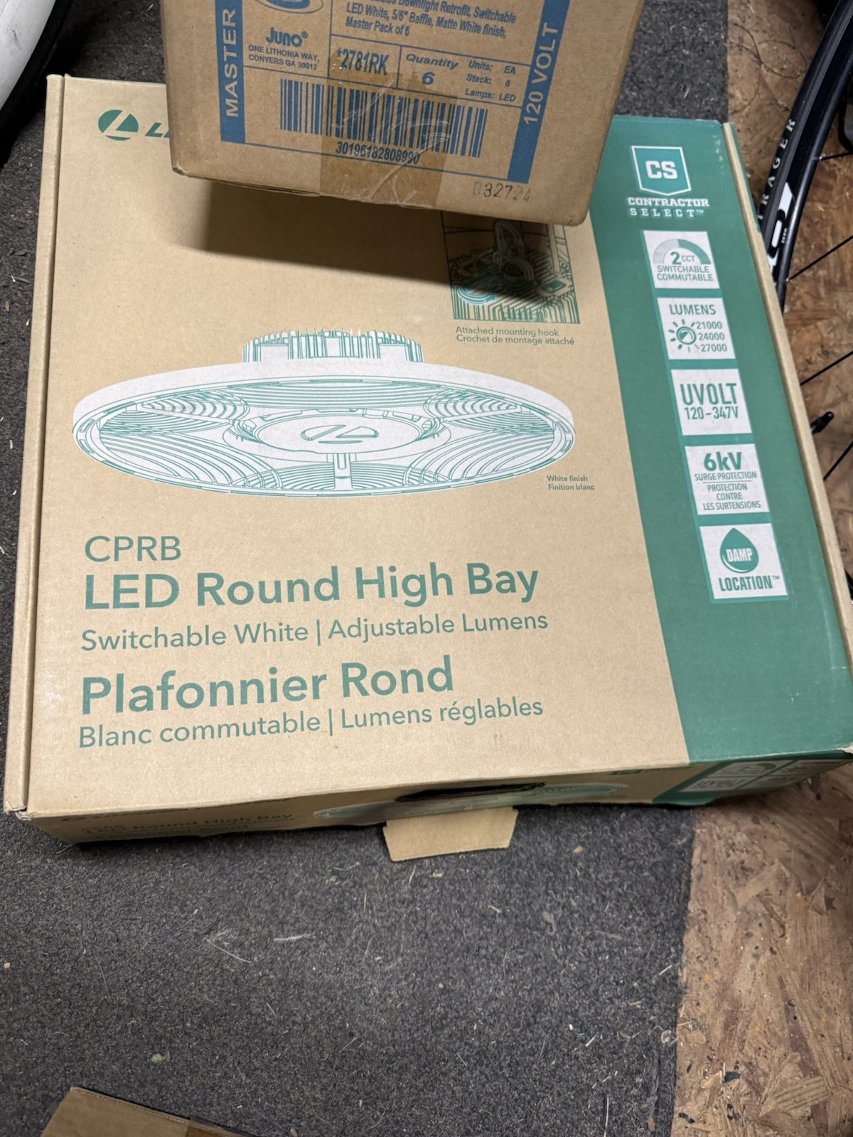 Lithonia CPRB 15.14-in High Bay LED Light 27000 Lumens 5000-K Switchable NEW Lithonia CPRB 15.14-in High Bay LED Light 27000 Lumens 5000-K Switchable NEW