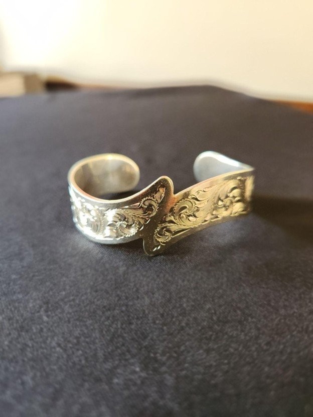 Vintage Diablo Sterling Silver Cuff Bracelet - One of a kind Vintage Diablo Sterling Silver Cuff Bracelet - One of a kind