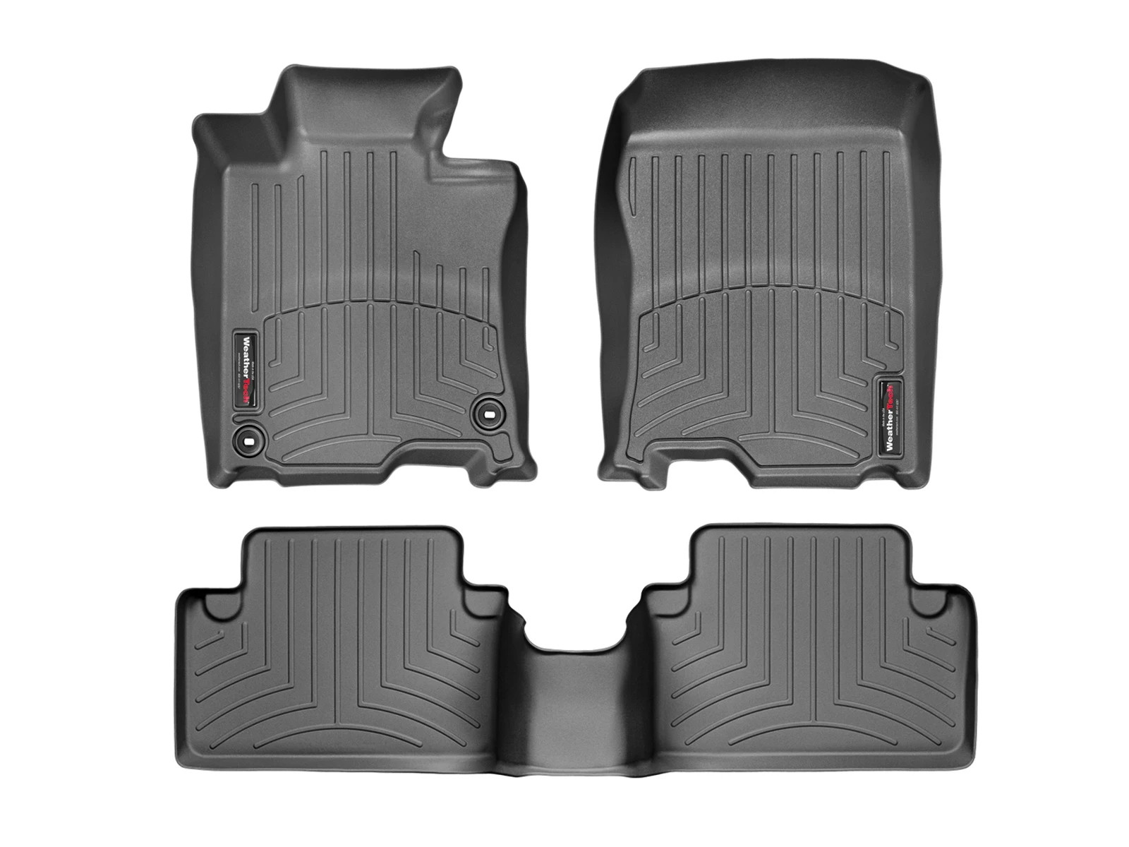 WeatherTech FloorLiner for 2009-2014 Acura TSX - 1st & 2nd Row, Black