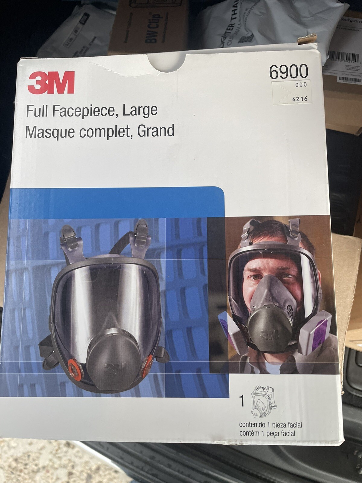 3M Full Face Respirator 6900 large