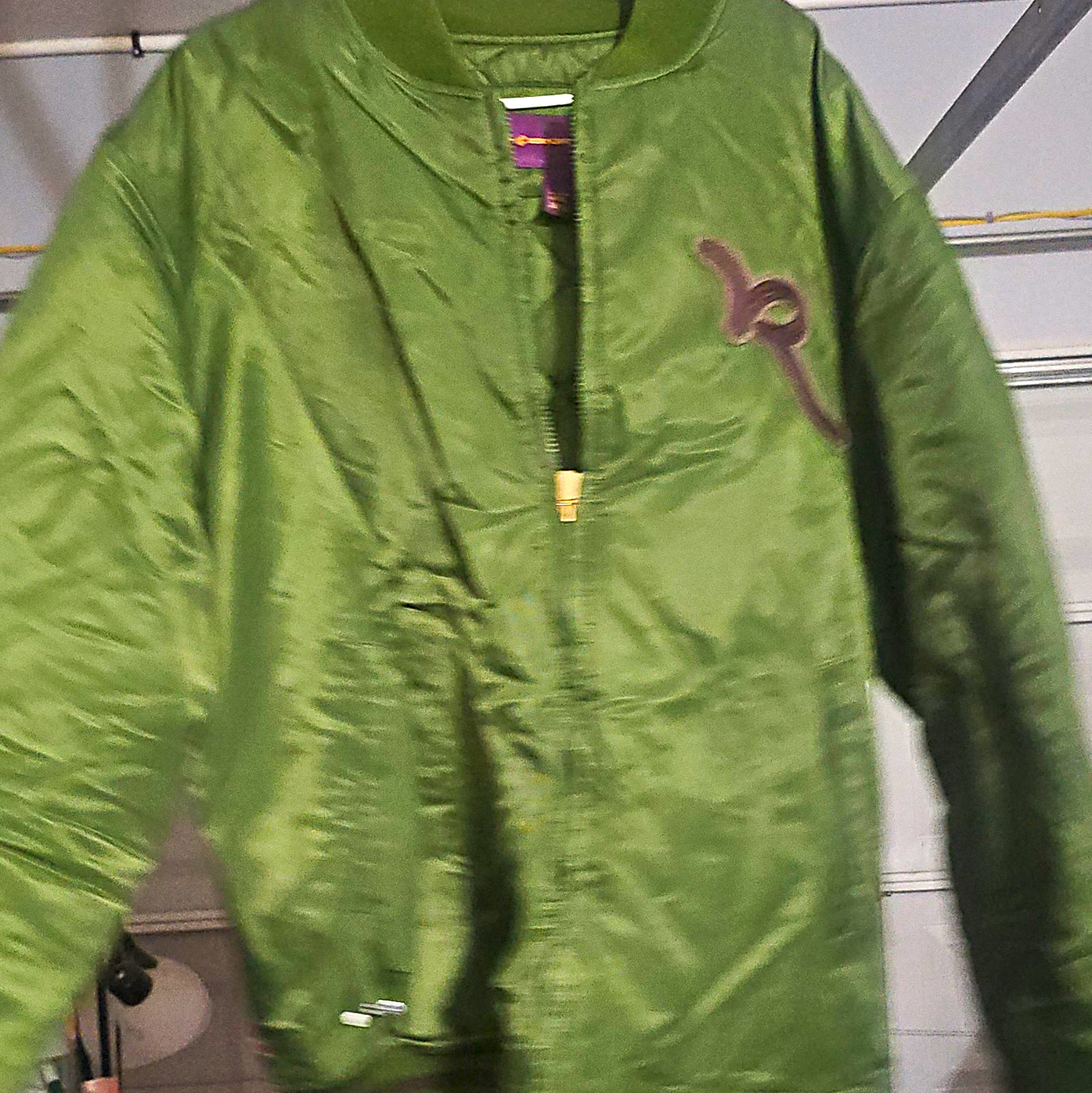 Rocawear Men\'s 4XL Green Bomber Jacket Satin Zip Lined Big & Tall Rocawear Men\'s 4XL Green Bomber Jacket Satin Zip Lined Big & Tall