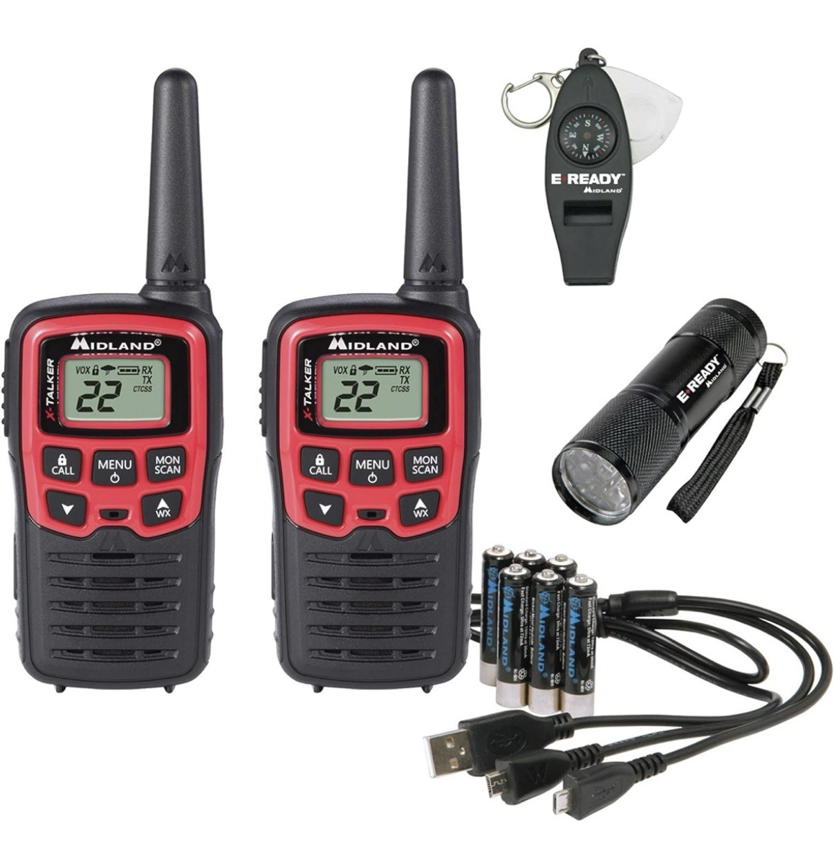 Midland EX37VP E+ Ready Emergency Weather NOAA Two Way Radio Midland EX37VP E+ Ready Emergency Weather NOAA Two Way Radio