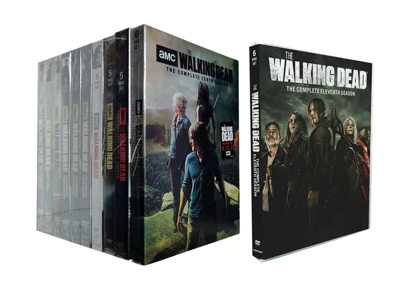 The Walking Dead Series DVD Set Seasons 1-11 The Walking Dead Series DVD Set Seasons 1-11