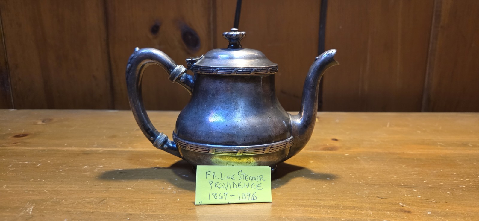 Fall River Line. Steamer Providence...1800's individual Coffee/ Tea Pot Fall River Line. Steamer Providence...1800's individual Coffee/ Tea Pot