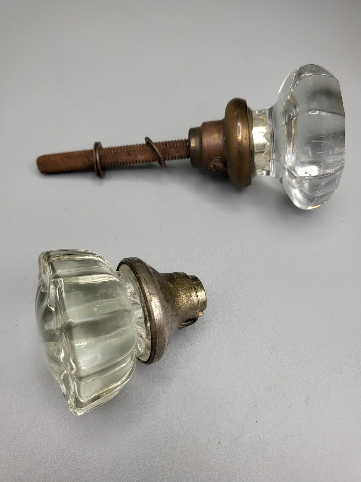 2 Antique Door Knobs Salvaged Hardware 2 Antique Door Knobs Salvaged Hardware