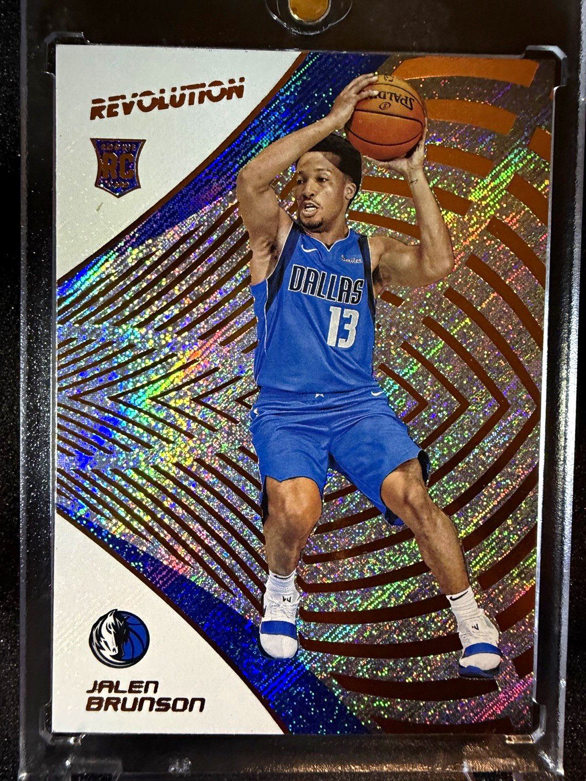 Panini 2018-19 Revolution Jalen Brunson Mavericks RC Base #130 Panini 2018-19 Revolution Jalen Brunson Mavericks RC Base #130
