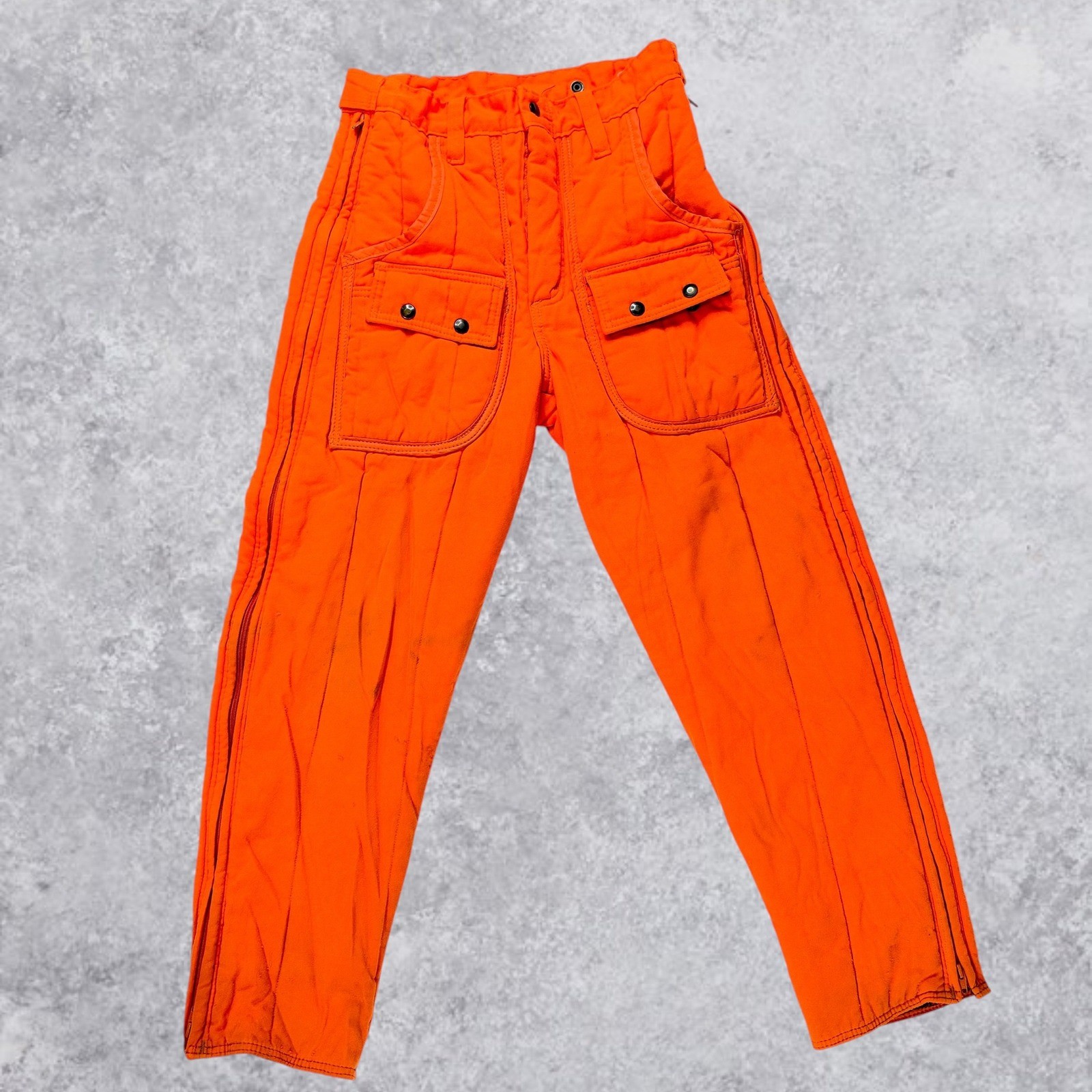 Vintage Chiller Killer Saftbak Blaze Orange Insulated Hunting Pants Mens Medium Vintage Chiller Killer Saftbak Blaze Orange Insulated Hunting Pants Mens Medium