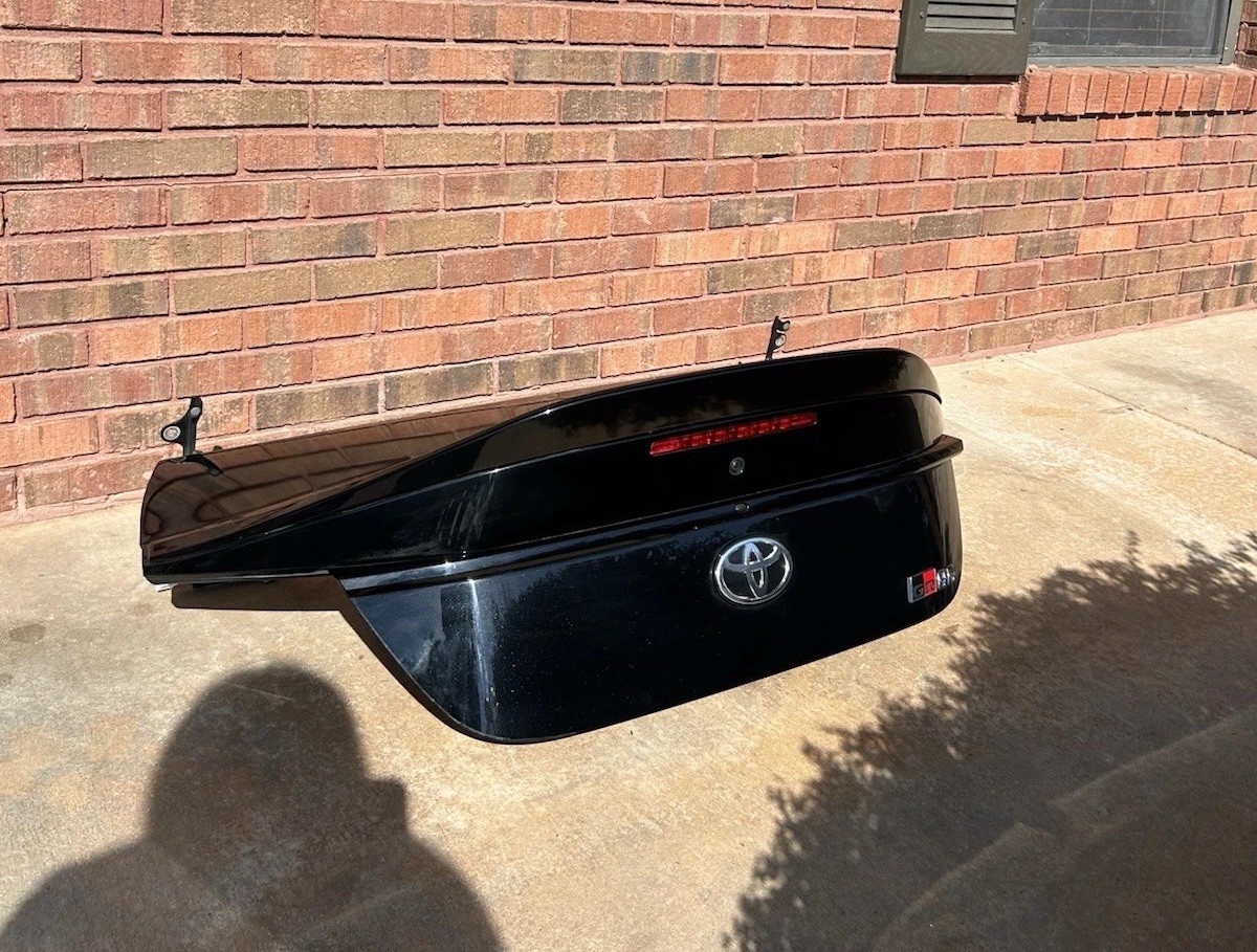 Trunk/Hatch/Tailgate With Spoiler & Camera Premium Fits 22-23 GR86 Black 23AD