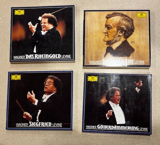 Wagner libretti - complete Ring cycle - 4 Libretti - Deutsche Grammophon Levine