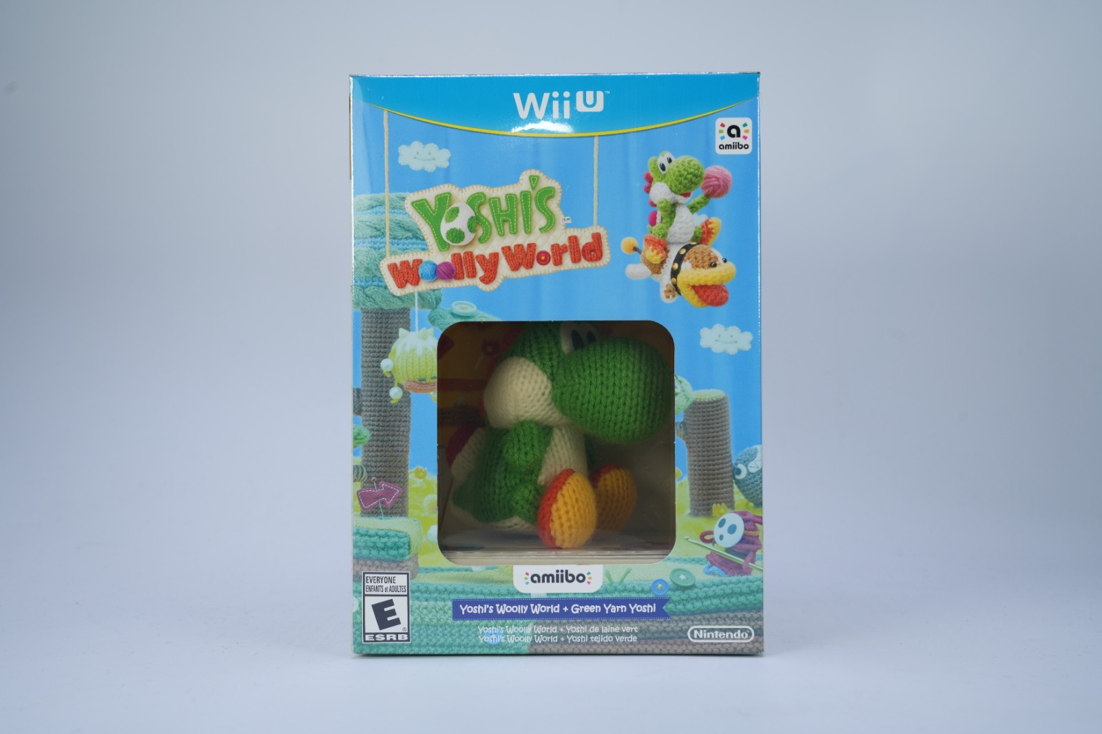 Yoshi\'s Woolly World Wii U Green Yarn Yoshi Amiibo Bundle New Sealed NIB Yoshi\'s Woolly World Wii U Green Yarn Yoshi Amiibo Bundle New Sealed NIB