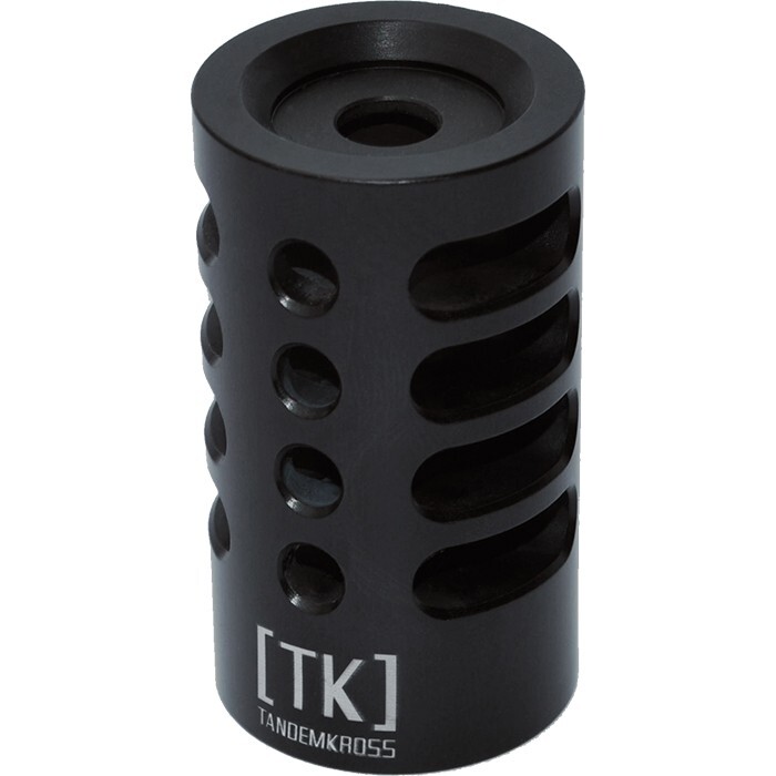 TandemKross Game Changer Compensator for .22LR in Red/Silver/Black TandemKross Game Changer Compensator for .22LR in Red/Silver/Black
