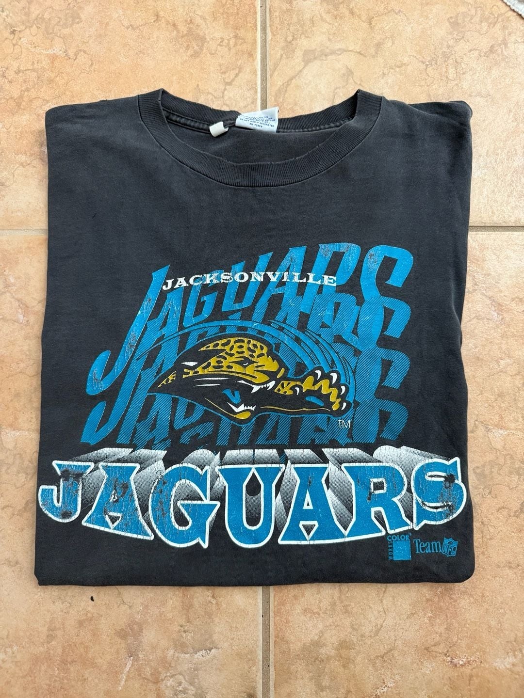 Vintage 90s Jacksonville Jaguars Banned Logo T-Shirt 3XLT
