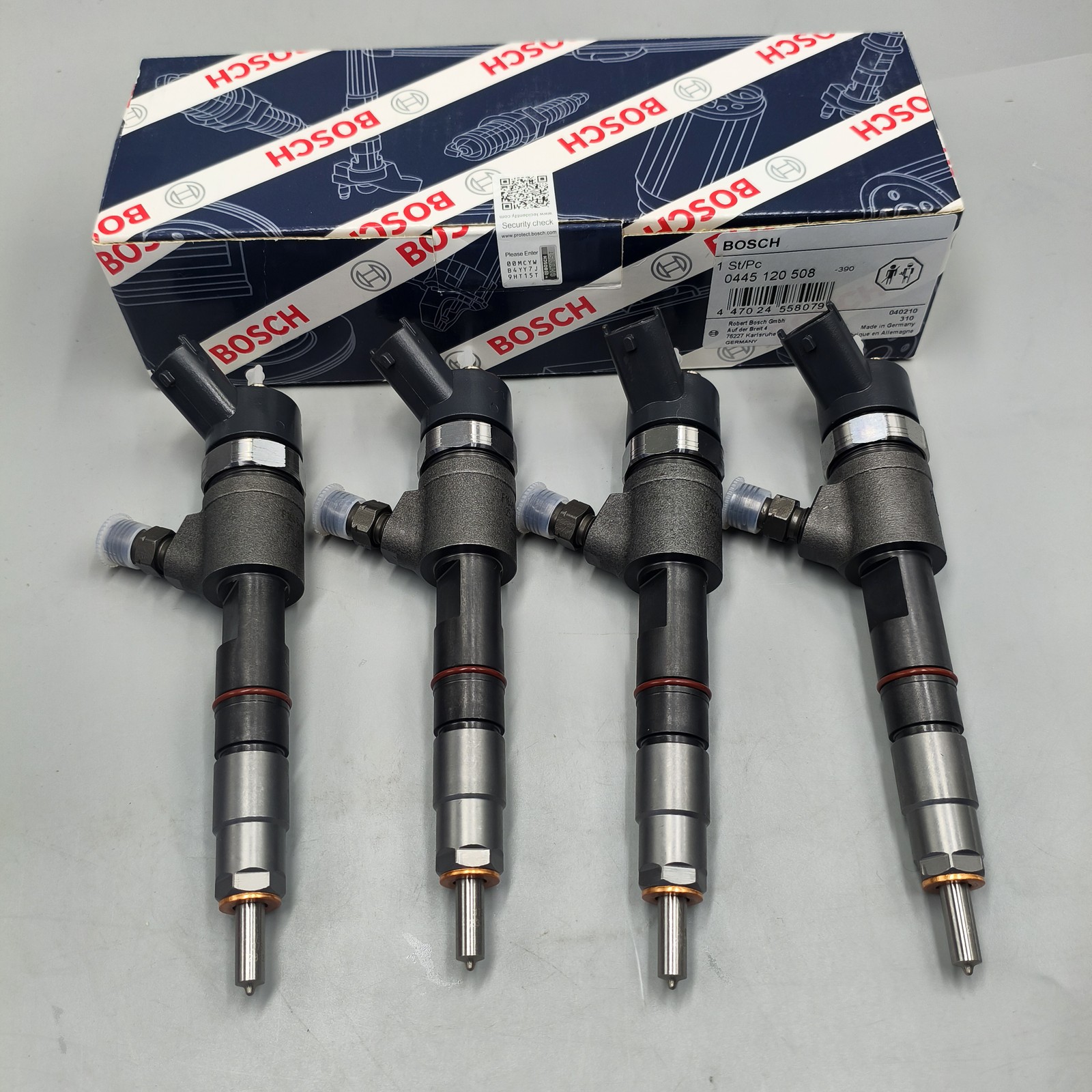 4x BOSCH 0445110508 Diesel Fuel Injector Fit Yanmar 4TNV98CT Engine 129E01-53100