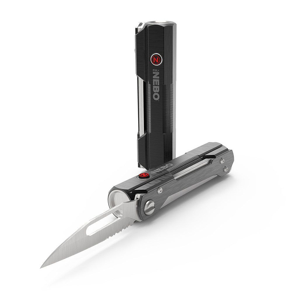 NEBO PaL+ 3-in-1 Powerbank, Flashlight, and Folding Knife NEBO PaL+ 3-in-1 Powerbank, Flashlight, and Folding Knife