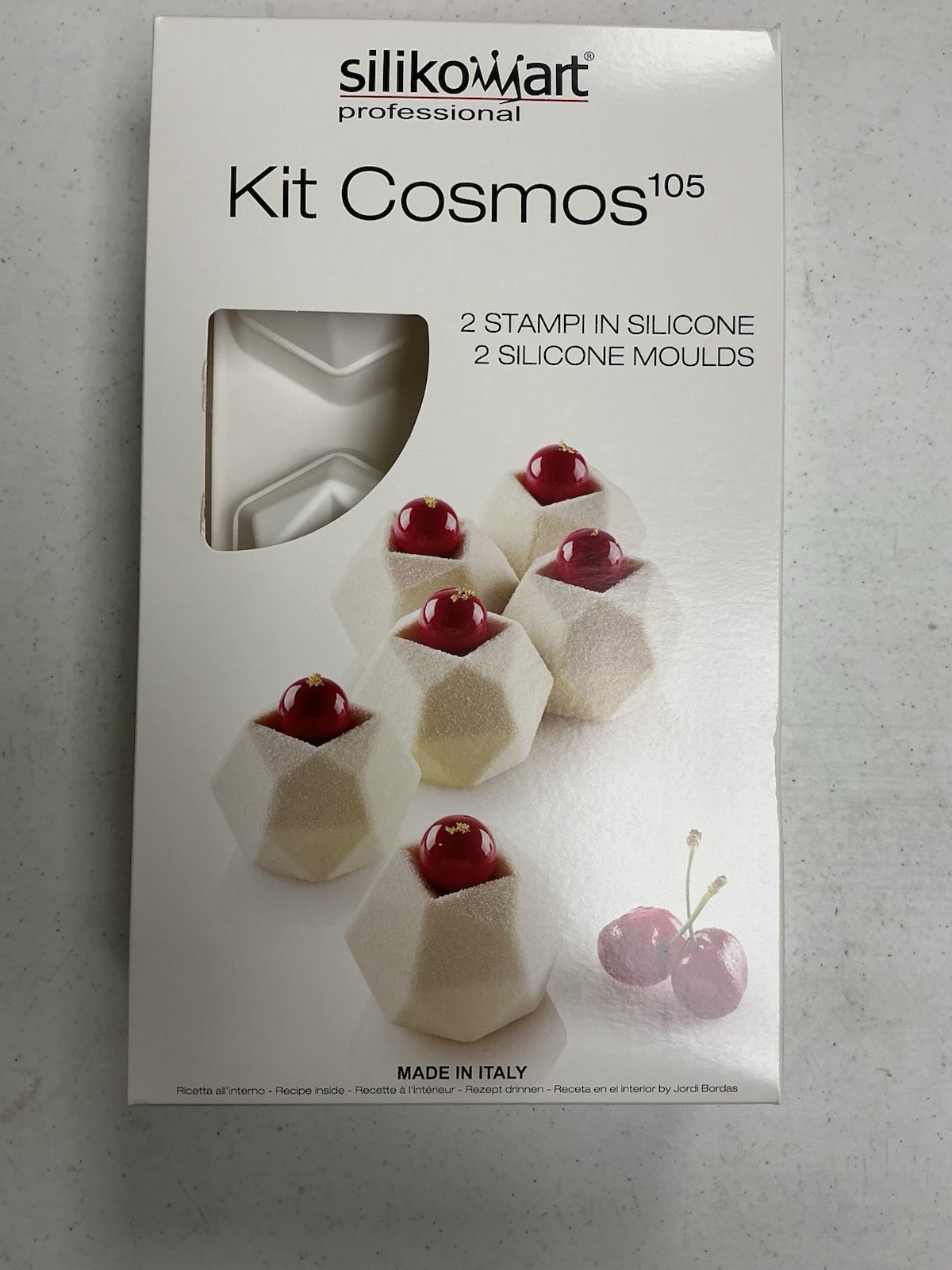 Silikomart Kit Cosmos 105 Professional Silicone Mold Set 6 Cavity Pastry Dessert