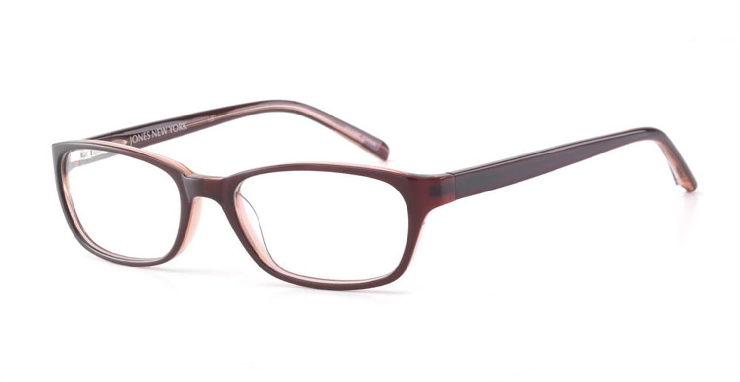 NEW Jones New York J730 Eyeglasses Burgundy 100% AUTHENTIC