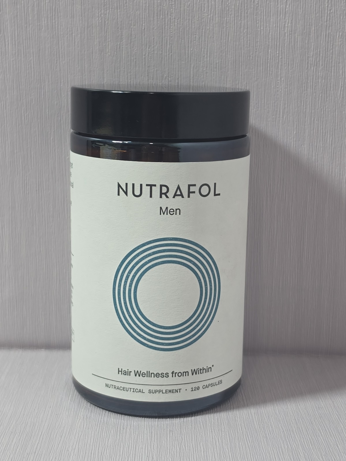 NUTRAFOL Men\'s Hair Growth Supplement Capsules - 120 count. Expired 02/25-NO BOX