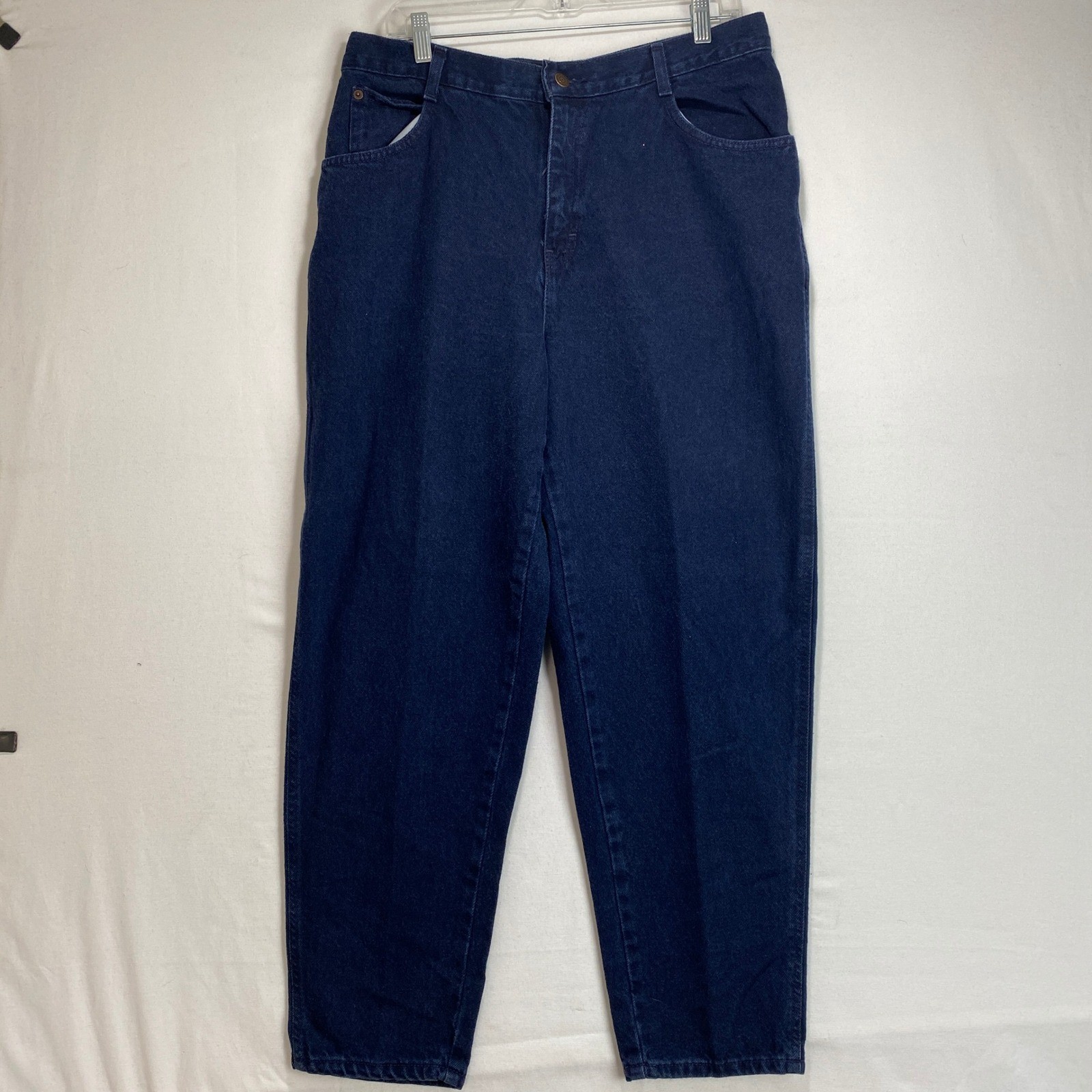 VTG Gitano High Waisted Tapered Leg Jeans Mens 32x29 Indigo Blue Cotton Denim