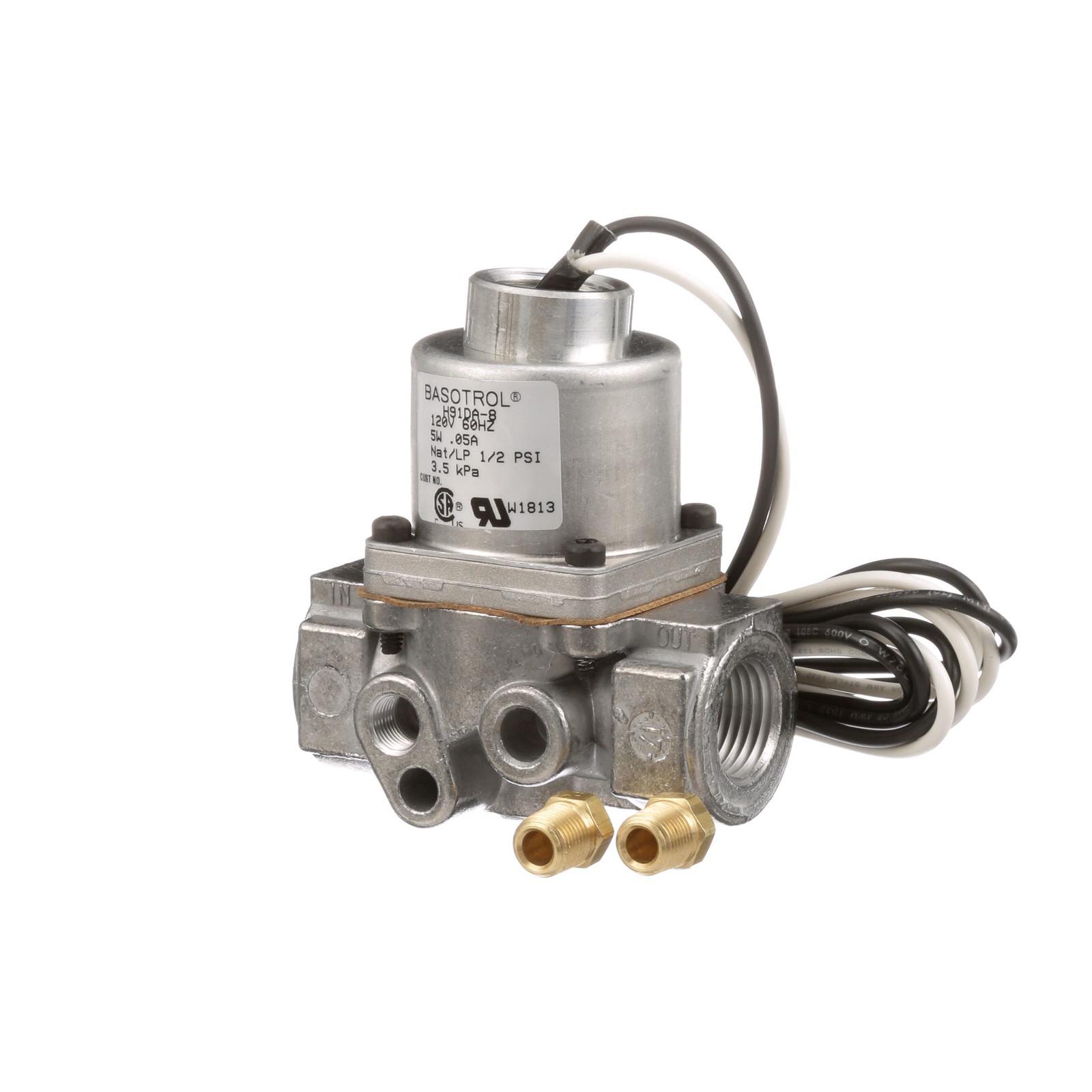 Mavrik 1/2 in 120V Natural/ LP Gas Solenoid Valve