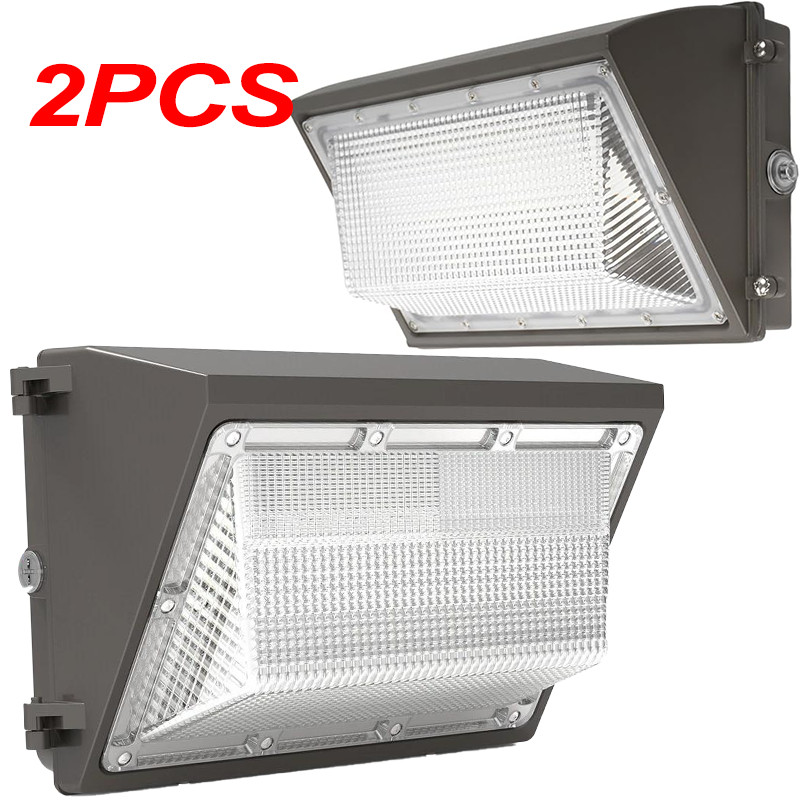 120W LED Wall Light 5000K Dust to Dawn LED Wallpack Commercial Security Lighting