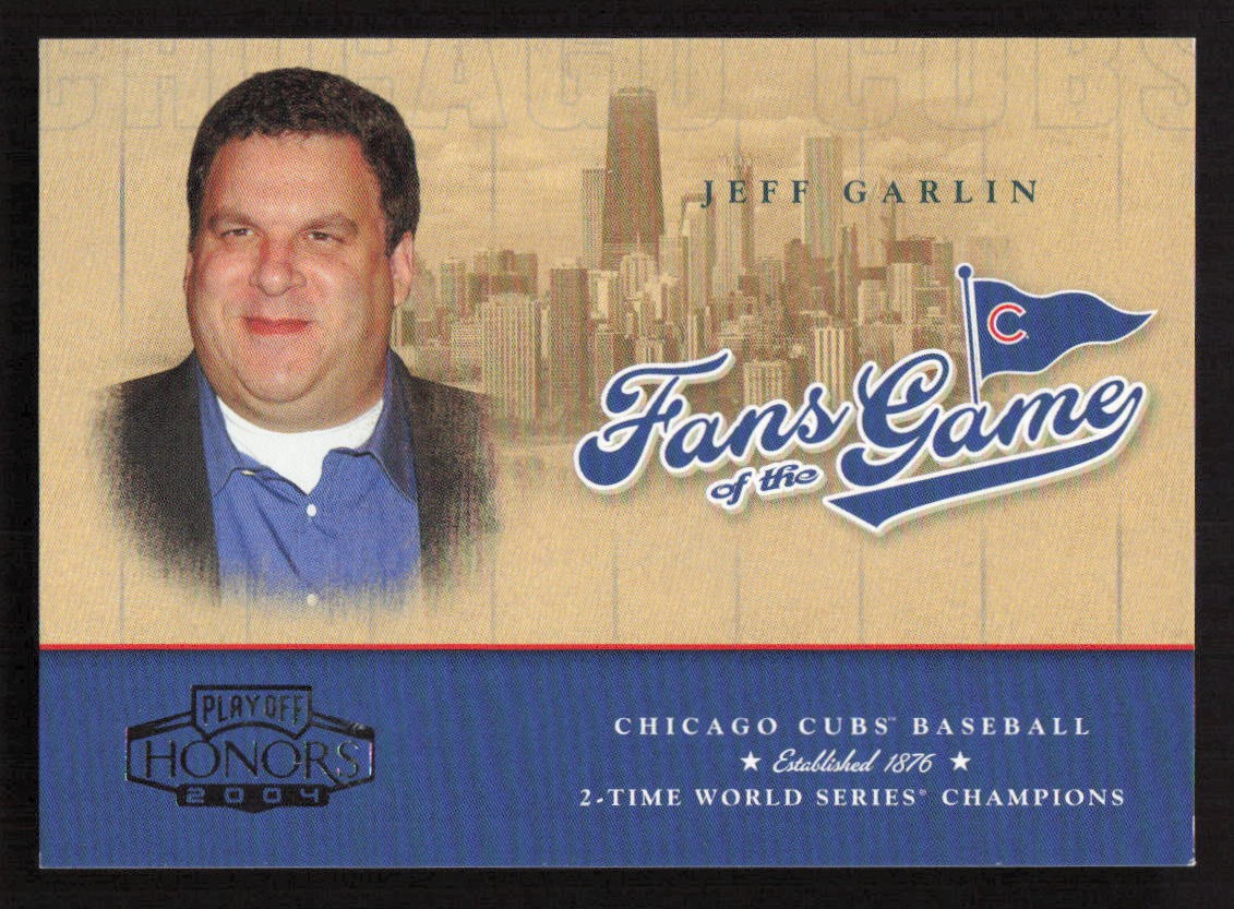 2004 Playoff Honors Jeff Garlin Fans of the Game #254FG-4 Card