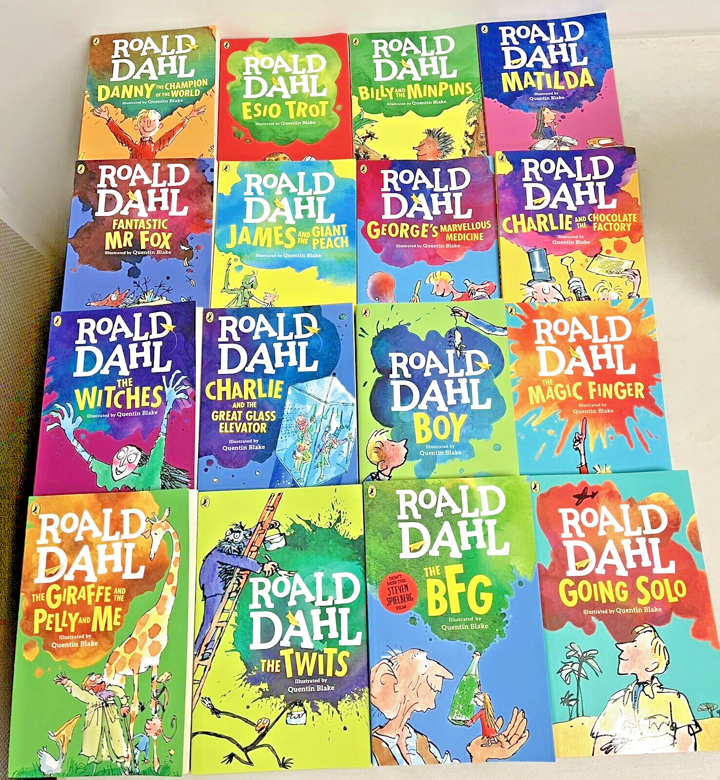 Roald Dahl Collection Lot of 16 Book Set - UNREVISED -NEW