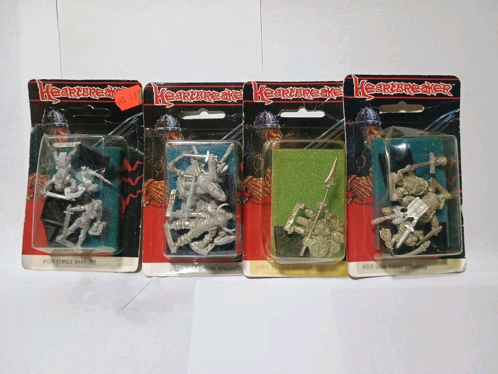 Heartbreaker Miniatures Lot Of 4 new ,sealed Heartbreaker Miniatures Lot Of 4 new ,sealed