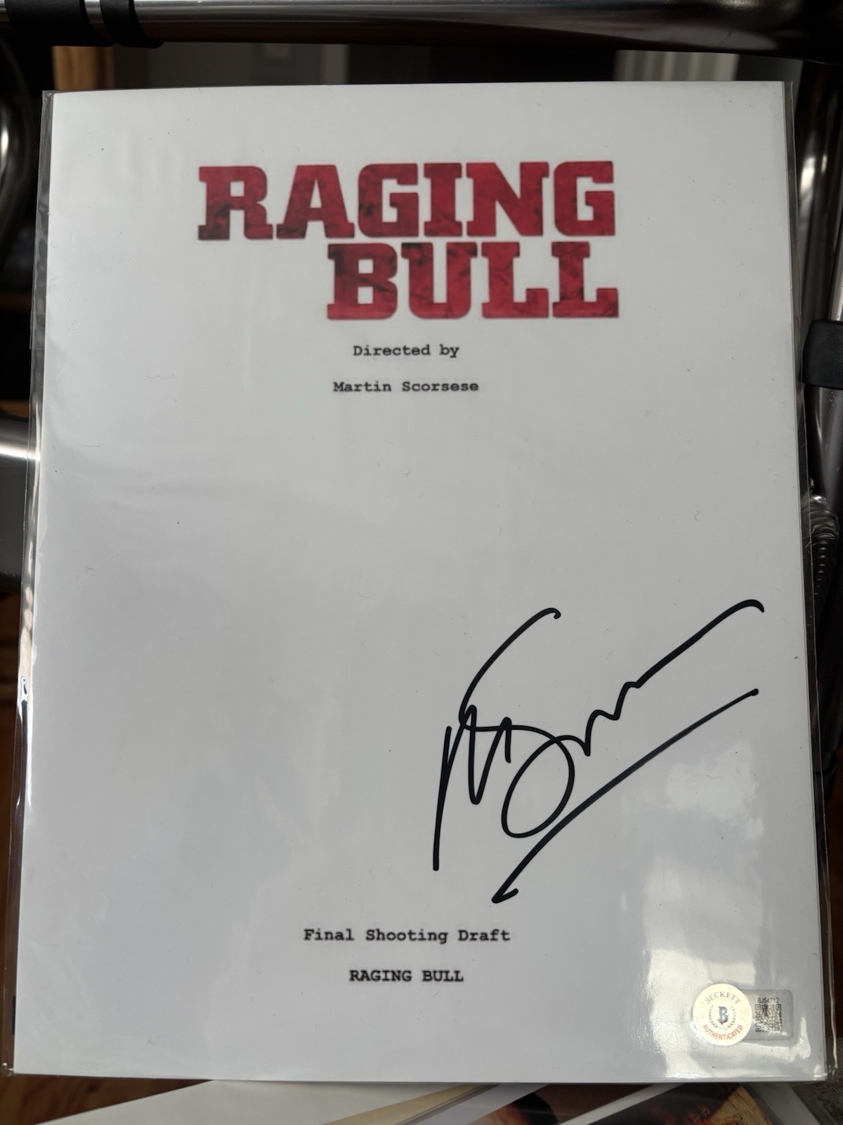 MARTIN SCORSESE Signed \ MARTIN SCORSESE Signed \