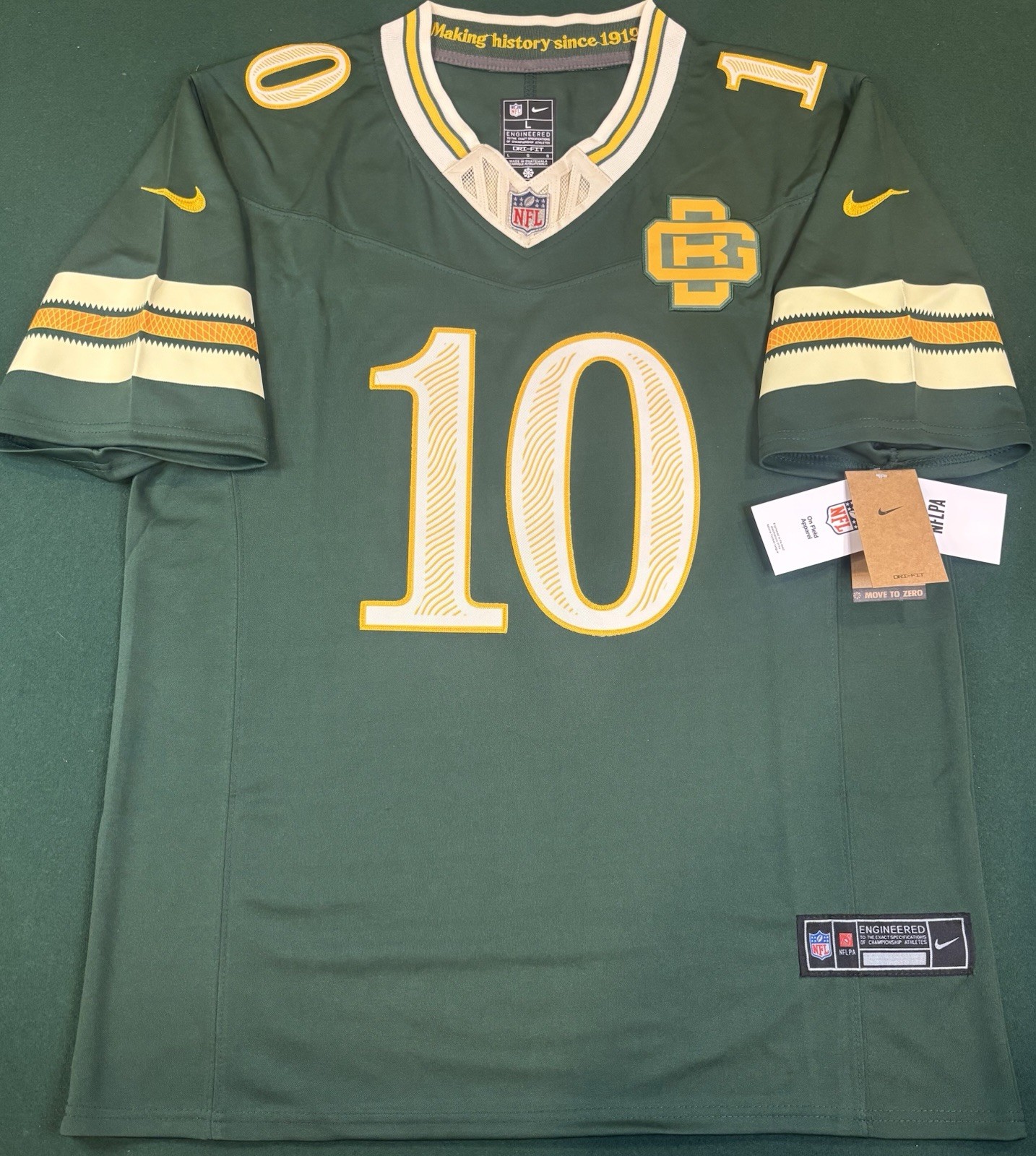#10 Jordan Love Vapor F.U.S.E. NEW 2026 Rivalries Limited Stitched Jersey Size L #10 Jordan Love Vapor F.U.S.E. NEW 2026 Rivalries Limited Stitched Jersey Size L
