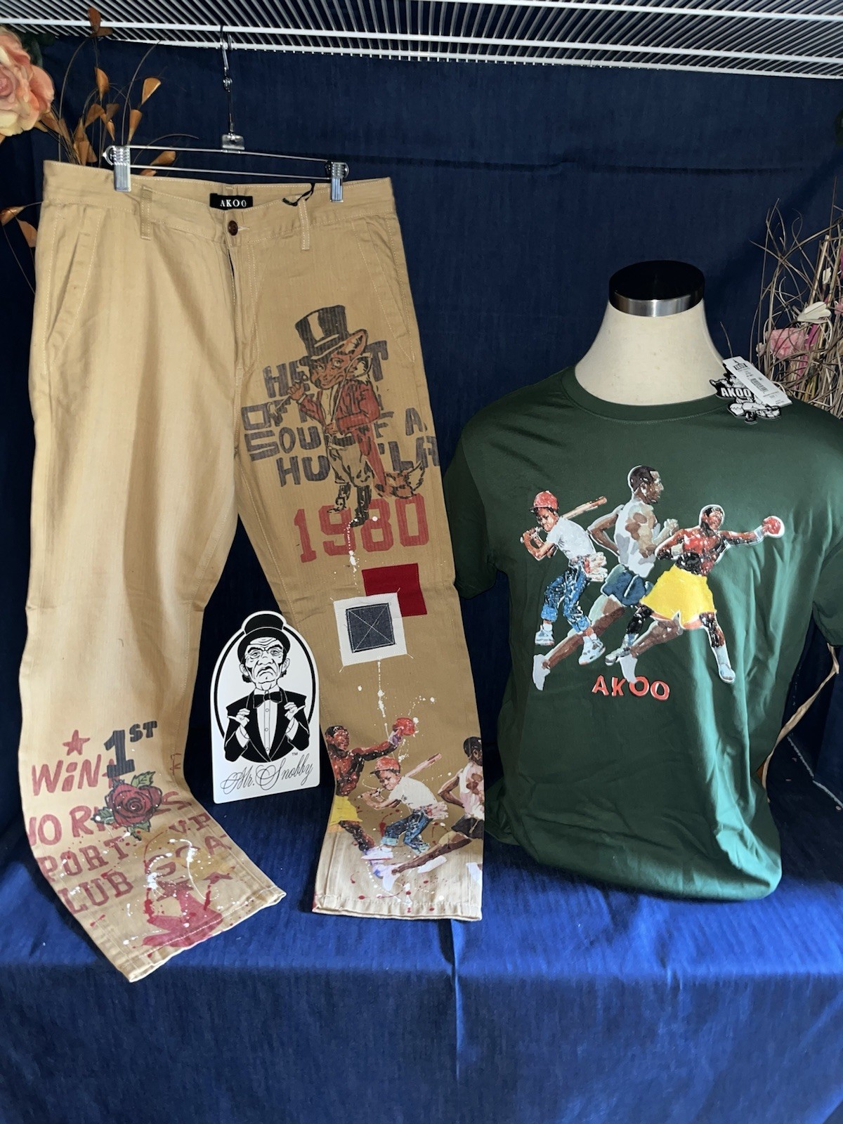 akoo cargo pants Run Big  Size 34