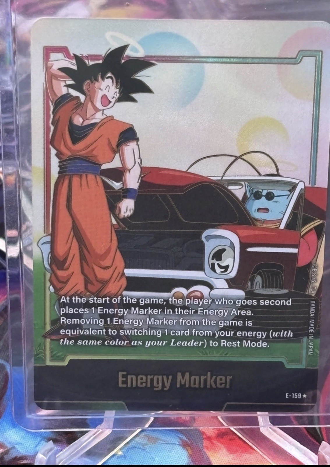 Dragon Ball Story Booster ST01 GOLD Energy Marker E-159* Alt Art 🔥 🔥 🔥 Dragon Ball Story Booster ST01 GOLD Energy Marker E-159* Alt Art 🔥 🔥 🔥