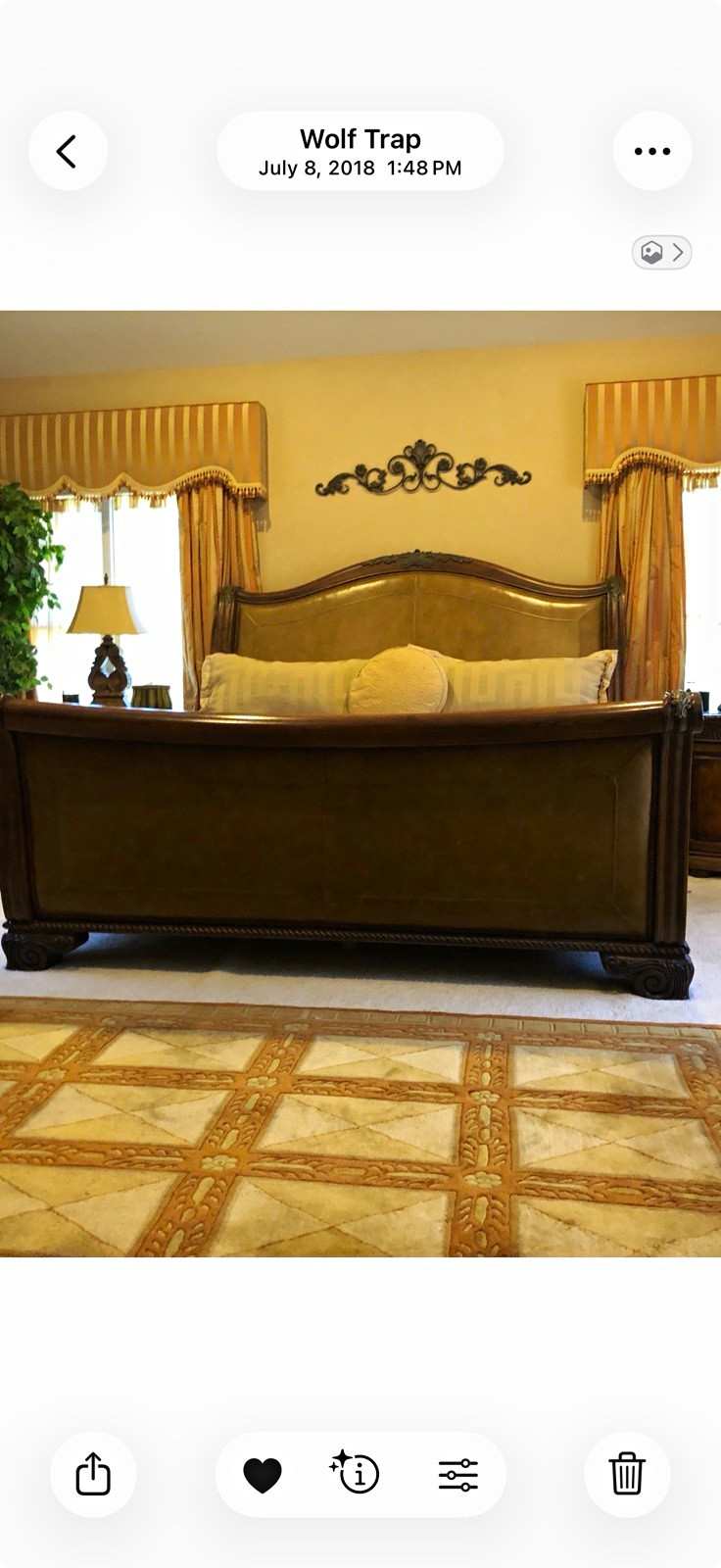 Complete Henrefon 6-piece Palais Alfresco Bedroom Suite