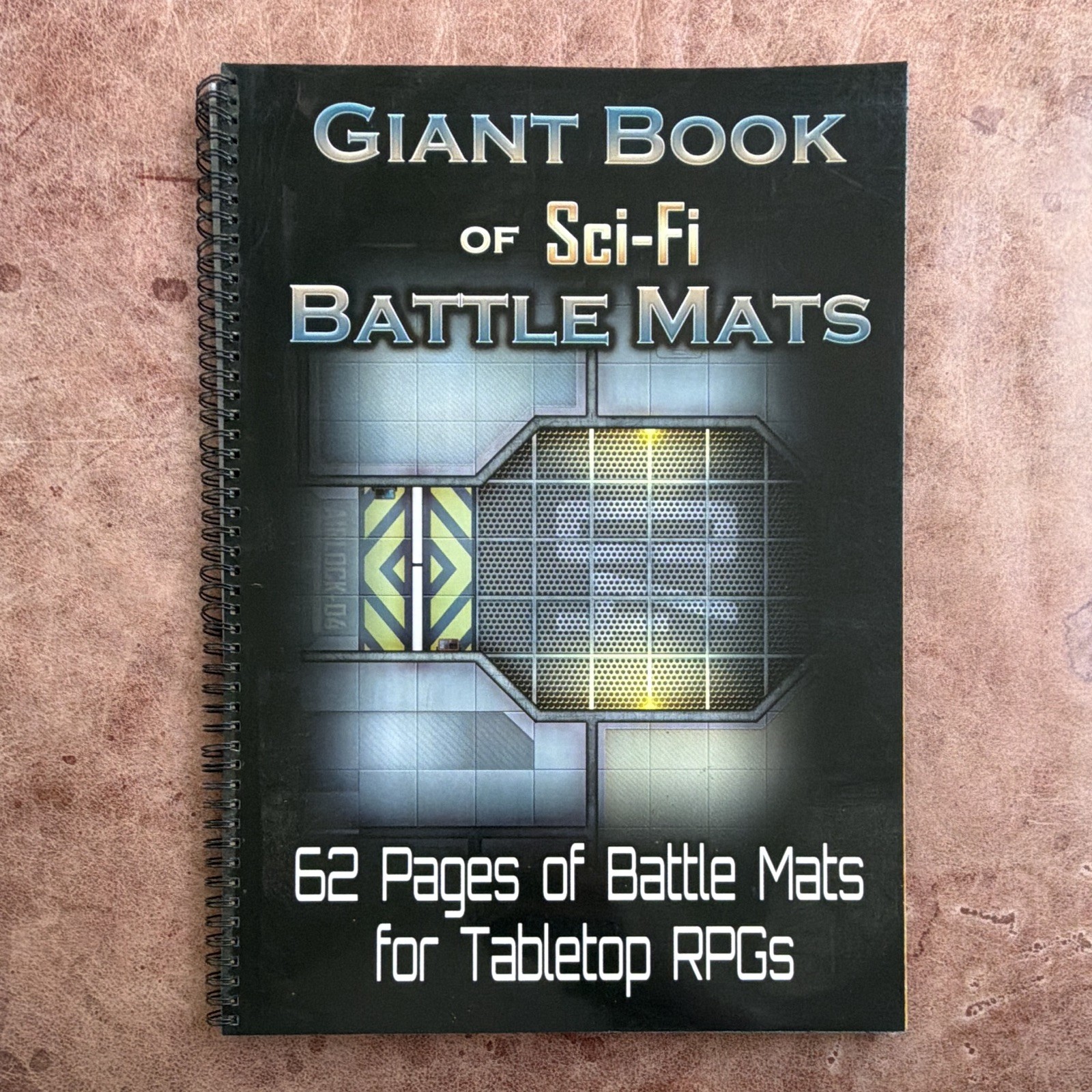 Giant book of sci-fi battle mats plus Starfinder mats and tiles. Giant book of sci-fi battle mats plus Starfinder mats and tiles.