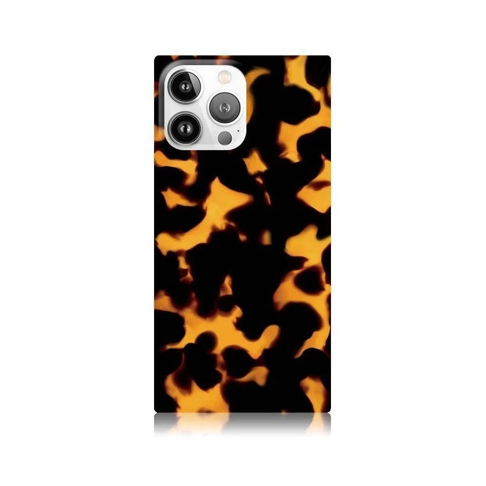 Flaunt Square iPhone 16 Pro Max Cell Phone Case with MagSafe - Tortoise S