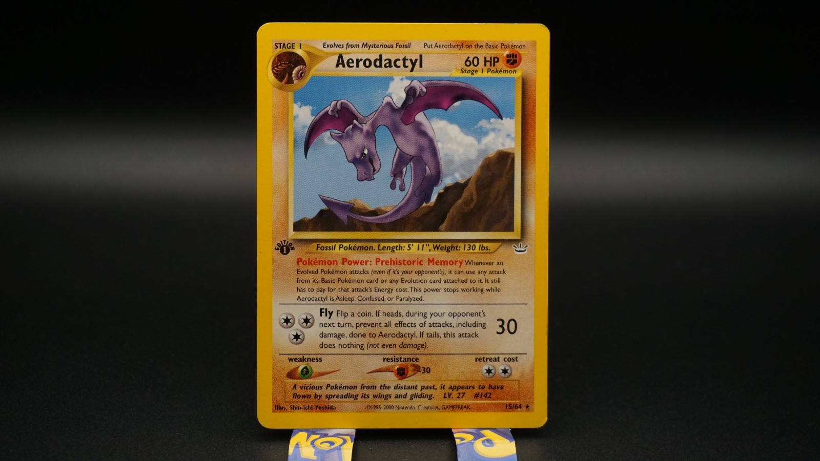 Aerodactyl 15/64 Neo Revelation 1st Edition Regular (Non Holo) Rare MP+