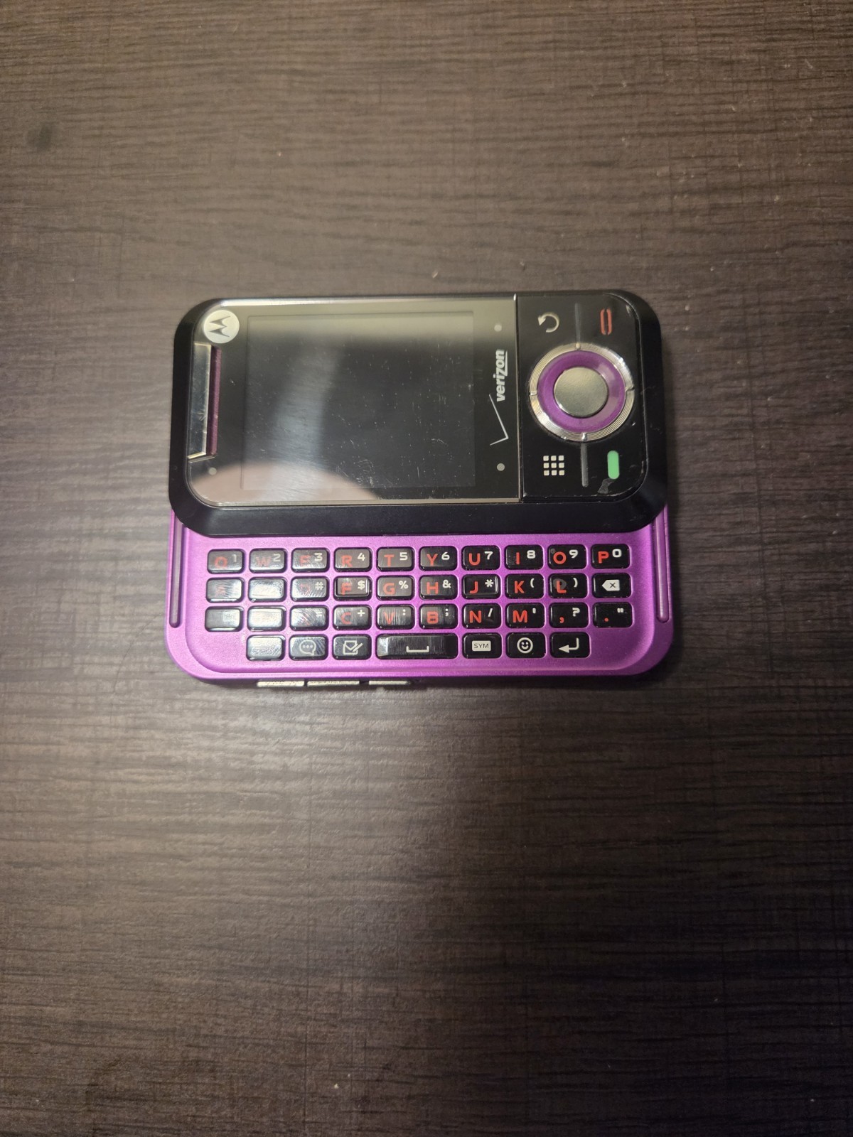 Motorola Rival A455 Verizon Slider QWERTY Cell Phone Powers On Read Motorola Rival A455 Verizon Slider QWERTY Cell Phone Powers On Read