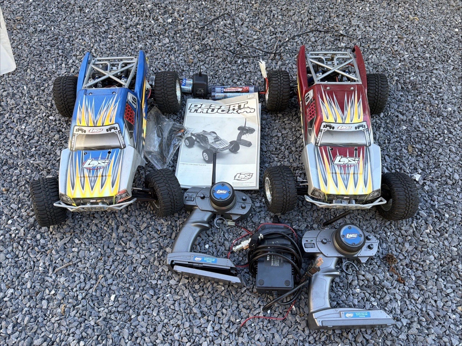 Losi 1/10-Desert Truck Lots Estate Find Untested Read