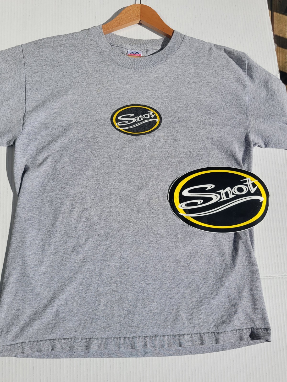 Vintage 1998 Snot T Shirt & Sticker |  Lynn Strait Hardcore Punk Funk Metal Band
