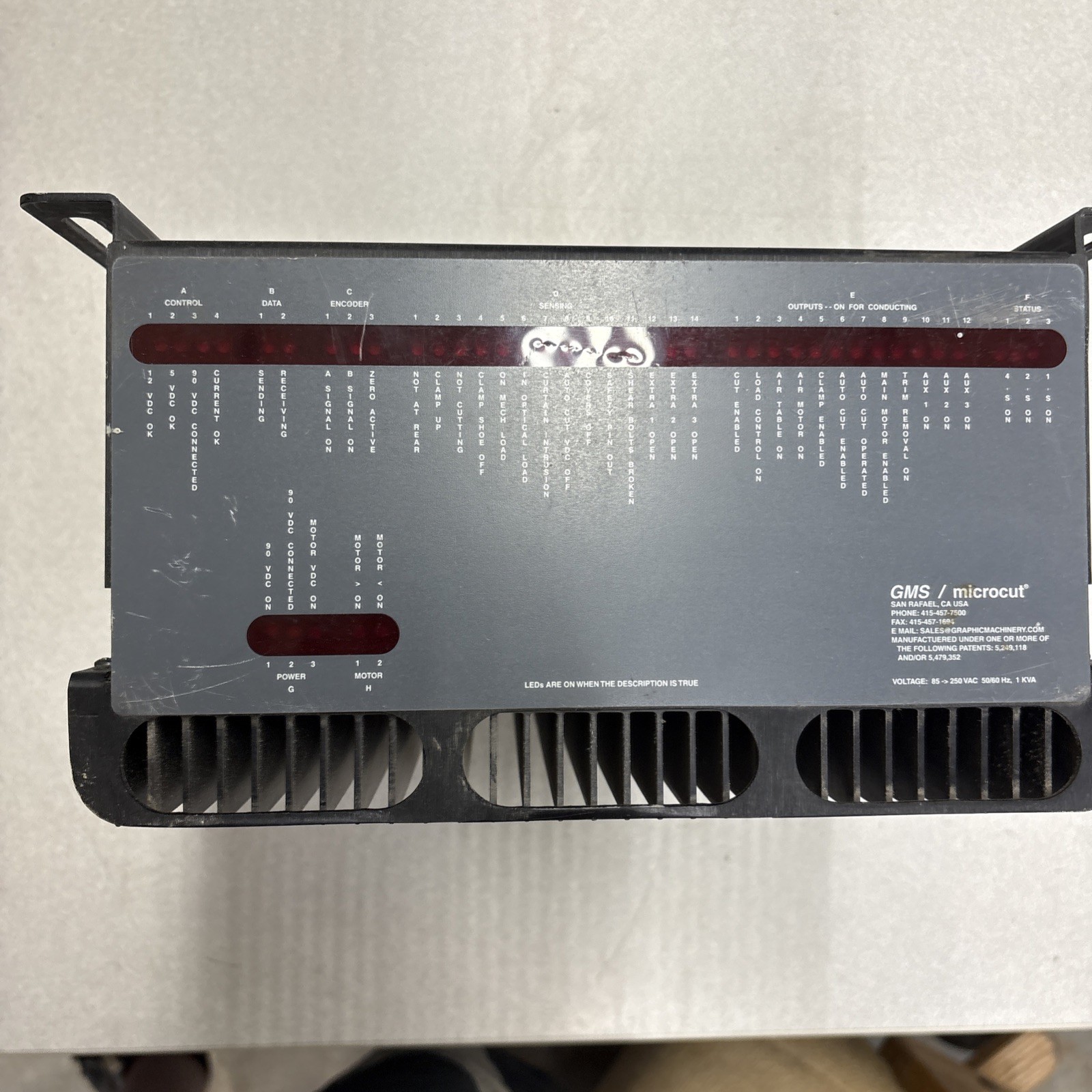 GMS/ Microcut Voltage 85-250vac 50/60 Hz 1 Kva 