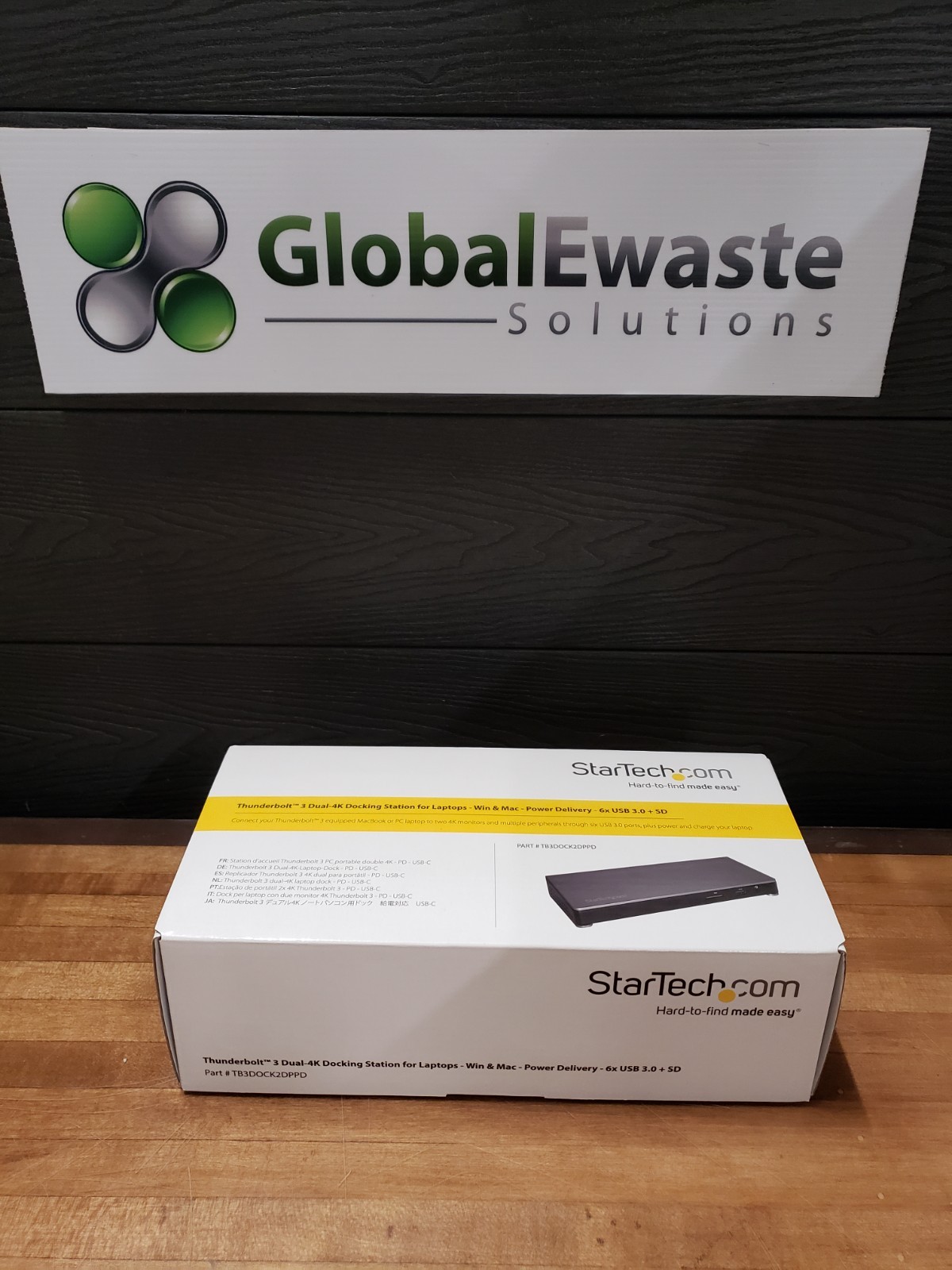 StarTech TB3DOCK2DPPD Thunderbolt3 Dual Monitor 4K 60Hz Docking Station NEW Open StarTech TB3DOCK2DPPD Thunderbolt3 Dual Monitor 4K 60Hz Docking Station NEW Open