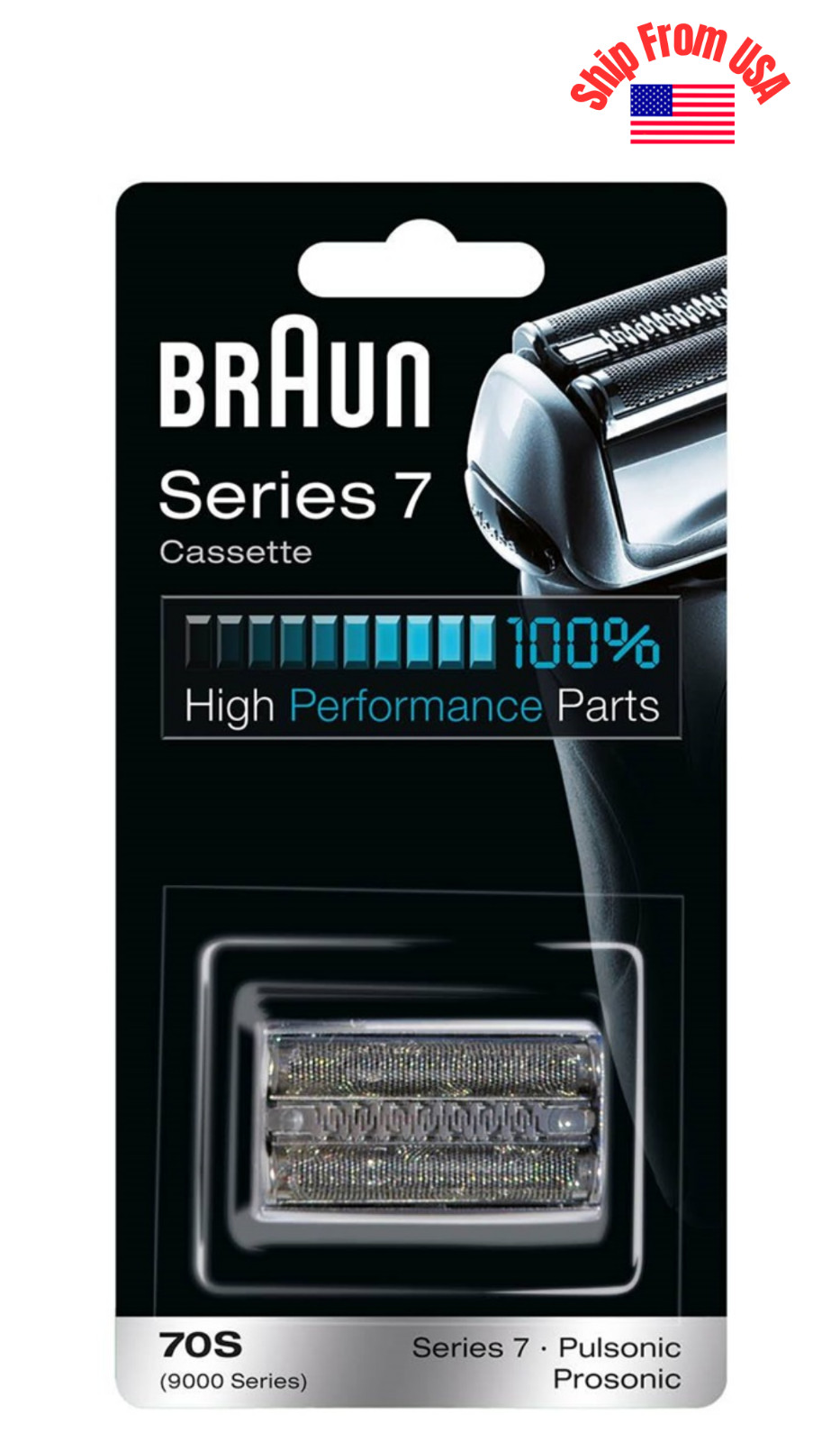 Braun 70S Replacement Foil & Cutter Cassette for Series 7 Shaver Braun 70S Replacement Foil & Cutter Cassette for Series 7 Shaver