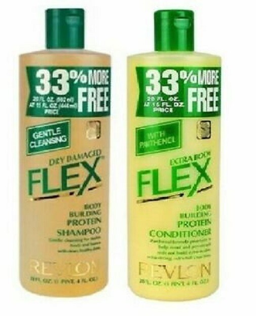 Original Revlon Flex Dry Damaged Shampoo & Extra Body Conditioner 592 ml / 20 oz