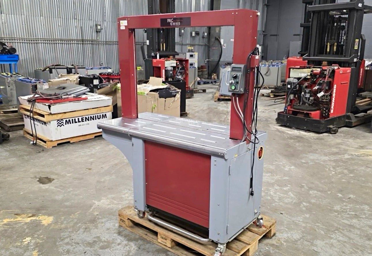 PAC SM65 Semi-Automatic Strapping Machine Banding Unit Packaging System