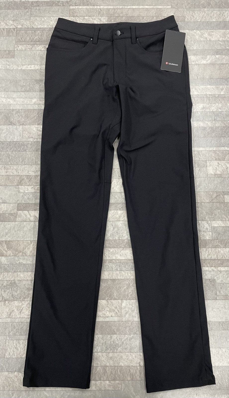 NWT $128 Lululemon Men\'s ABC Pant Classic 34\'\'L In Black Size: 28 NWT $128 Lululemon Men\'s ABC Pant Classic 34\'\'L In Black Size: 28