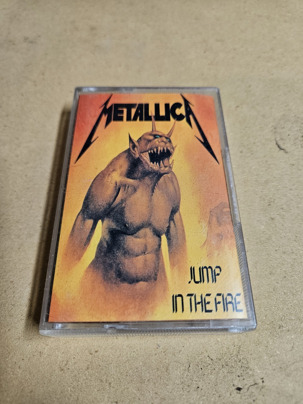 Metallica Jump In The Fire Cassette UK Music For Nations T12 KUT 105 Rare Clear