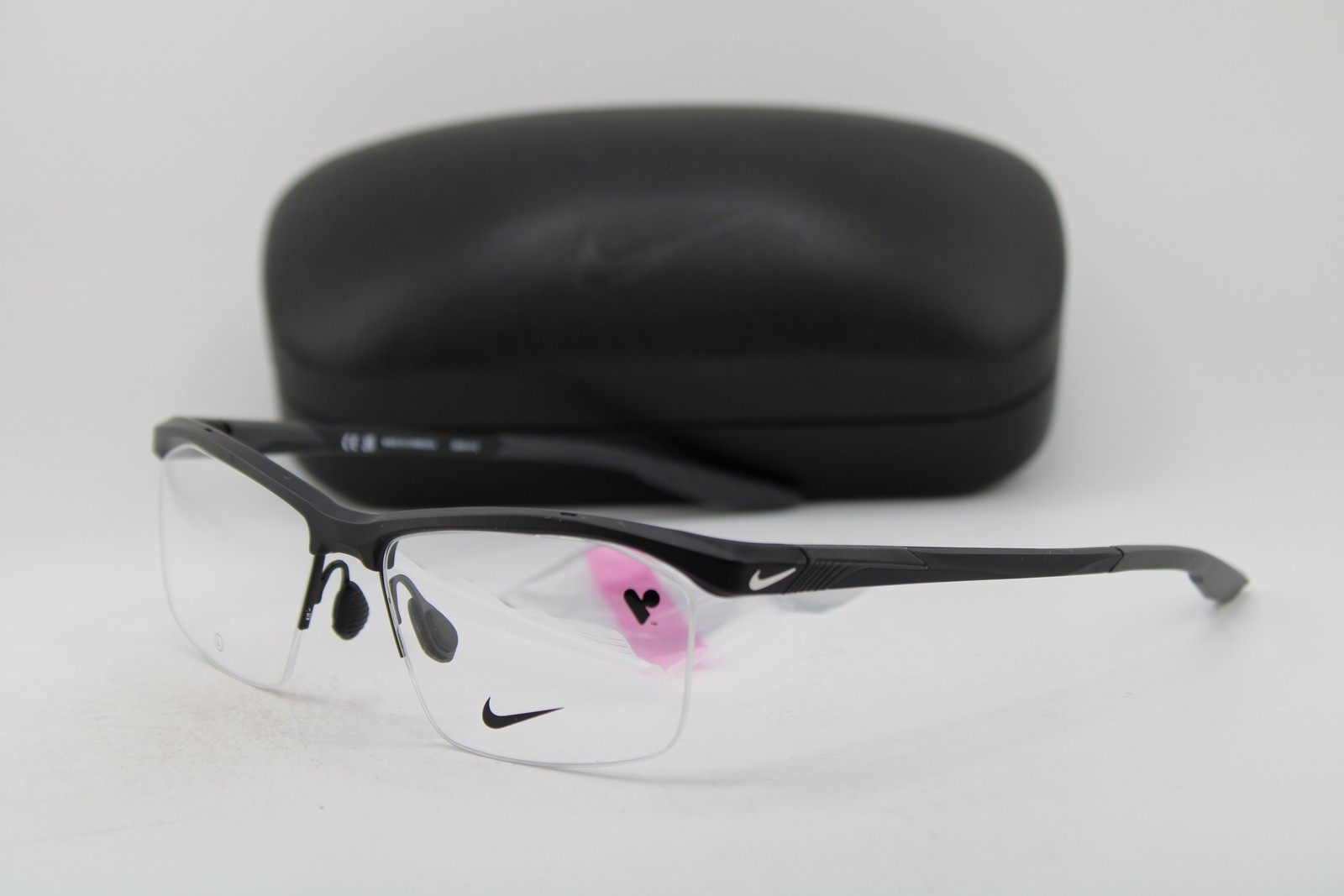 NEW NIKE 7402 N 001 MATTE BLACK AUTHENTIC EYEGLASSES 56-16 NEW NIKE 7402 N 001 MATTE BLACK AUTHENTIC EYEGLASSES 56-16